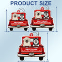 Drive Safe No One Else Will Tolerate Us - Gift For Pet Lovers - Personalized Acrylic Car Hanger