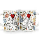 Elephant Love Family - Gift For Mother, Family - 3D Inflated Effect Printed Mug, Personalized White Edge-to-Edge Mug