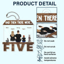 And Then There Were - Gift For Mom, Dad - Personalized Acrylic Car Hanger
