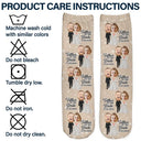 Custom Photo Father Of The Bride - Personalized Socks