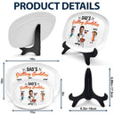 Custom Photo Daddy's Grilling Buddies - Personalized Plate