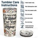 Y2K Bestie I'd Shank For You - Personalized Tumbler