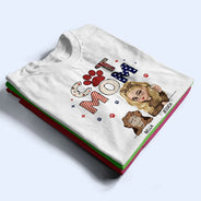 Cat Mom Stars And Stripes - Personalized T Shirt