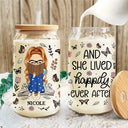 Just One More Chapter - Personalized Clear Glass Can
