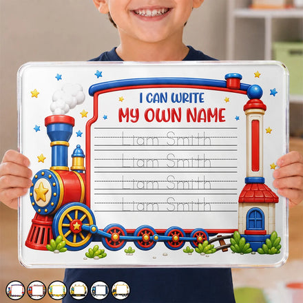 Kid Vehicle - Personalized Acrylic Tracing Board