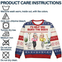 Gift For Bestie,Christmas,Funny - I Would Help You Bury The Body 3D Effect Besties - Personalized Unisex Ugly Sweater