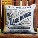Lake House Life Is Better Custom Pillow