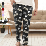 Pet Lovers,Pet Mom,Pet Dad,Dog Lovers,Dog Mom,Dog Dad,Happy,Christmas - Lazy Days 3D Effect Cute Sleeping Dog - Personalized Pajama Pants