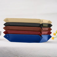 Graduation,Happy,Gift For Yourself,Gift For Women,Gift For Men,Gift For Daughter,Gift For Son,Gift For Sisters,Gift For Sibling,Gift For Brothers,Gift For Bestie - Congrats Grad Initial Name - Personalized Leather Valet Tray