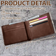 Papa Daddy Since - Personalized Leather Wallet