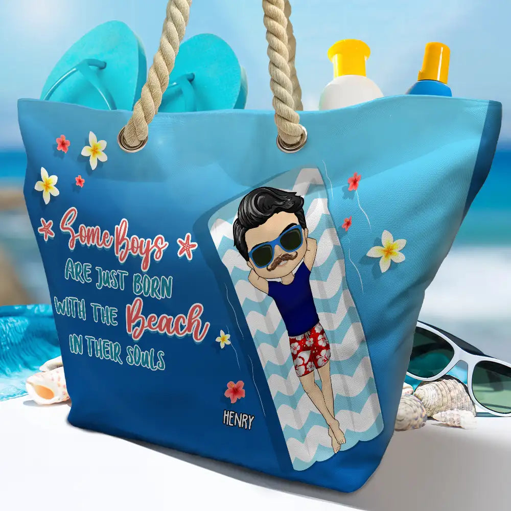 Gift For Yourself,Gift For Women,Gift For Bestie,Happy - Life Is Better At The Beach Summer Vibes - Personalized Beach Bag