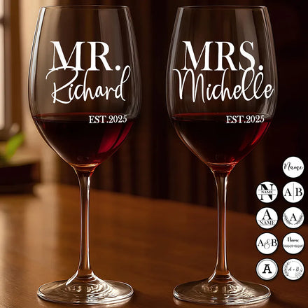 Life Is Full Of Choices - Personalized Wine Glass