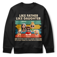 Like Father Like Daughter Funny Dad - Personalized T Shirt