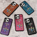 Gift For Grandma, Love, Gift For Mother - Living That Grandma Life - Personalized Leather Flip Wallet Phone Case