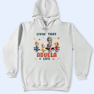 Gift For Grandma,Grandma,Grandkids,Gift For Mother - Living That Grandma Life 3D Effect - Personalized T Shirt

