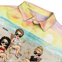 Gift For Bestie,Beach,Summer,Happy,Best friends' Hobby - Love You To The Beach And Back - Personalized Hawaiian Shirt
