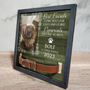 Pet Lovers, Memorial - Custom Photo Christmas Will Never Be The Same Without You - Personalized Pet Loss Sign, Collar Frame