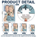 Gift For Couples, Gift For Husband, Gift For Wife - Custom Photo Our First Anniversary As Mr. & Mrs. - Personalized Jigsaw Puzzle