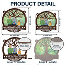Family,Parents,Gift For Daughter,Gift For Son,Happy - Life Is Better With Family - Personalized Window Hanging Suncatcher Ornament