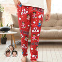 Gift For Father, Gift For Mother - Custom Photo Funny Kids #1 Dad #1 Mom - Personalized Pajama Pants