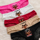 Wedding Anniversary,Gift For Wife,Humorous,Gift For Couples,Vector - I Love Your Face Timber Couple - Personalized Panty