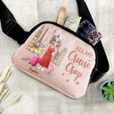 Gift For Yourself,Gift For Women,Gift For Men,Travel,Happy - All My Travel Crap - Personalized Crossbody Belt Bag