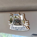 Custom Photo I Will Carry You With Me - Personalized Custom Shaped Car Visor Clip