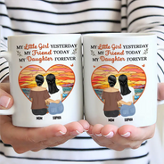 Gift For Mother, Mom - Daughters (Adult), Happy - Mother & Daughter My Daughter Forever - Personalized Mug