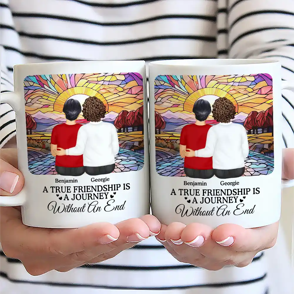 Old Best friends,Gift For Bestie,Love - It Takes A Long Time To Grow An Old Friend - Personalized Mug