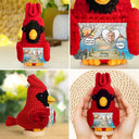 Family, Memorial, Sad - Custom Photo I Miss You - Personalized Doll Crochet With Custom Card