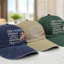 Custom Photo, Art Design, Summer, Retirement, Gift For Yourself, Humorous, Photo - Beach Chair 3D Effect - Custom Photo 3D Summer Concept The Legend Has Retired Not My Problem Anymore - Personalized Vintage Washed Denim Cap