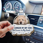 Custom Photo I Will Carry You With Me - Personalized Custom Shaped Car Visor Clip