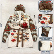 Gift For Women,Reading,Happy - Book Tree This Is My Reading Bath & Bed Item - Personalized Hooded Robe