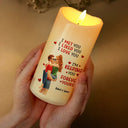 Gift For Couples,Gift For Husband,Gift For Wife,Gift For Boyfriend,Gift For Girlfriend,LGBT,Love - Together And Forever Yours - Personalized Flameless LED Candle