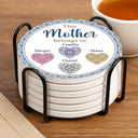 Gift For Grandma,Gift For Aunt,Gift For Mother,Happy,Gift For Wife,Gift For Women,Gift For Yourself - Vintage Pattern This Nana Belongs To - Personalized Ceramic Coaster