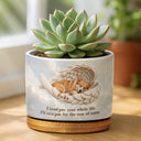 Art Design,Healing,Pet Memorial,Pet Lovers,Memorial,Photo - Sleeping Dog Cat Baby - Custom Photo Sleeping Angel If Love Alone Could Have Kept You Here Dog Cat Remembrance - Personalized Plant Pot