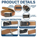 Gift For Couples,Gift For Husband,Gift For Boyfriend,Love - Congrats On Being My Husband You Lucky Man - Personalized Leather Belt With Engraved Buckle