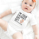 Custom Photo I'm Your Father's Day Gift - Gift For Dad, New Dad, Husband - Personalized Baby Onesie