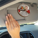 Memorial,Family,Gift For Grandparents,Parents - Custom Photo Dad Mom Your Life Was A Blessing Memorial - Personalized Custom Shaped Car Visor Clip