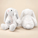 Easter,Gift For Grandkids,Grandma,Grandkids,Gift For Grandma,Love - Custom Photo Pencil Sketch Grandmother Granddaughter I Filled It With My Wishes - Personalized Soft Toy Bunny