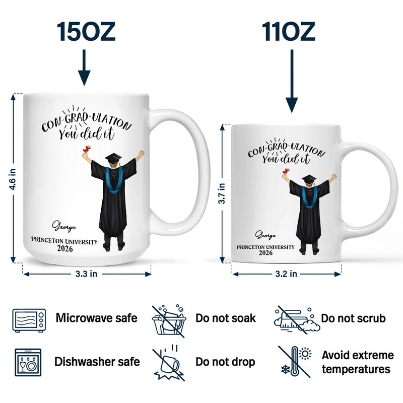 You Did It - Personalized Mug