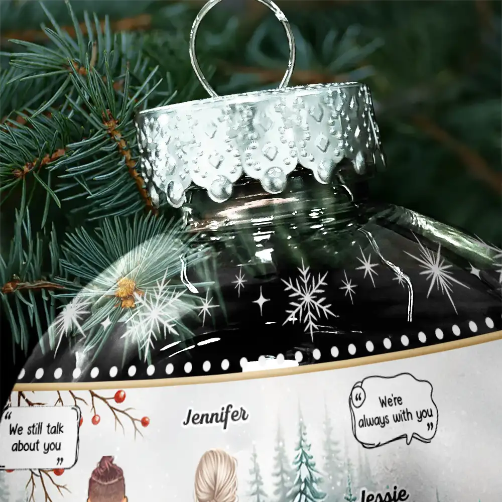 Dog Lovers, Cat Lovers, Pet Lovers, Sad, Memorial - Message I Miss You - Personalized Ball Ornament