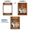 Dog Lovers,Pet Lovers,Cat Lovers,Funny - Custom Photo Drive Safe Human Servant Vintage - Personalized Custom Shaped Car Visor Clip