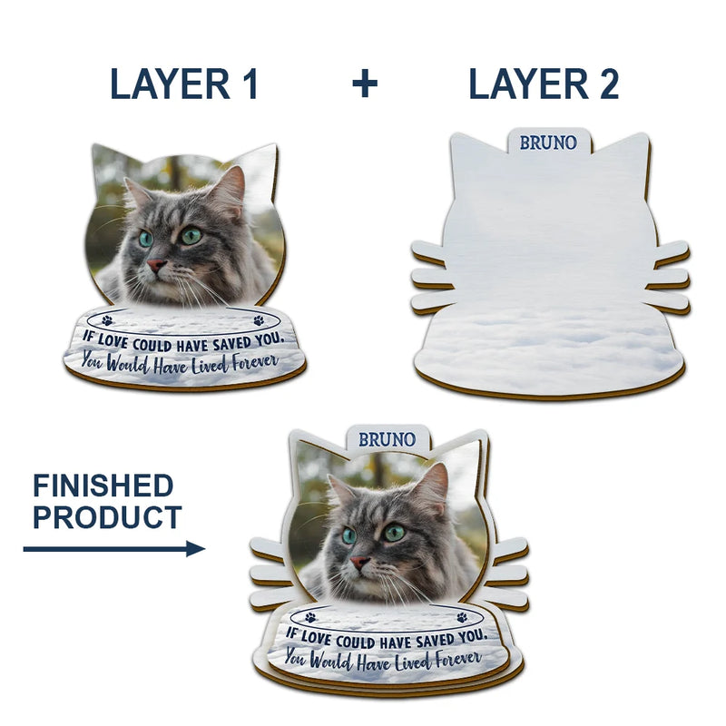 Custom Photo I Will Carry You With Me - Personalized Custom Shaped Car Visor Clip