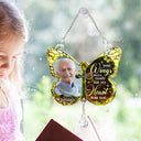 Sad,Memorial,Family,Gift For Grandparents,Parents,Gift For Sibling - Custom Photo I Am Always With You Memorial - Personalized Rainbow Suncatcher With Crystal Ball Prism
