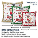 Gift For Couples,Old Couples,Gift For Husband,Gift For Wife,Gift For Boyfriend,Gift For Girlfriend,Love - Couple I Love You Every Day - Personalized Sequin Pillow, Mermaid Sequin Cushion Magic Reversible Throw Pillow
