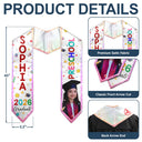 Graduation,Gift For Grandkids,Gift For Kids,Happy - Custom Photo Cute Graduation Kid Kindergarten Preschool - Personalized Kid Graduation Stole
