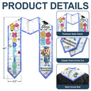 Graduation,Happy,Gift For Kids - Congrats Graduation Cute Kid - Personalized Kid Graduation Stole