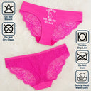 Wedding Anniversary,Gift For Wife,Humorous,Gift For Couples,Custom Text - God Bless This Meal Funny Underwear For Wife - Personalized Panty