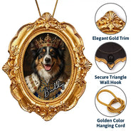 Art Design,Christmas,Custom Photo,Pet Lovers,Photo - Renaissance Royal Portrait,Playful - Gift For Pet Lovers - Personalized Custom Photo Royal Portrait Ornate Frame